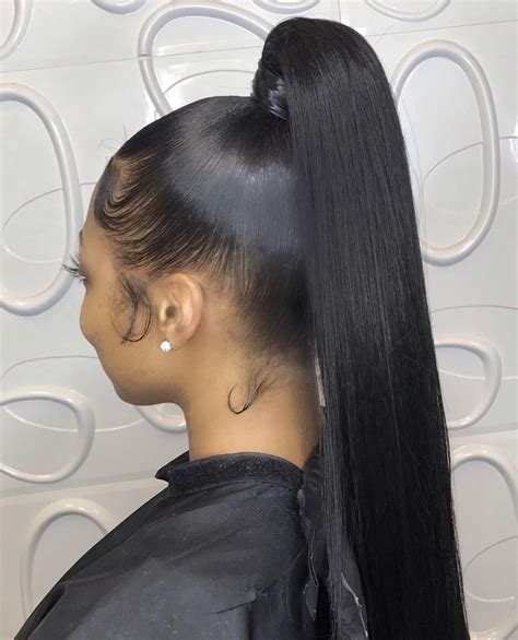 how to do a ponytail weave|sleek high ponytail with weave.